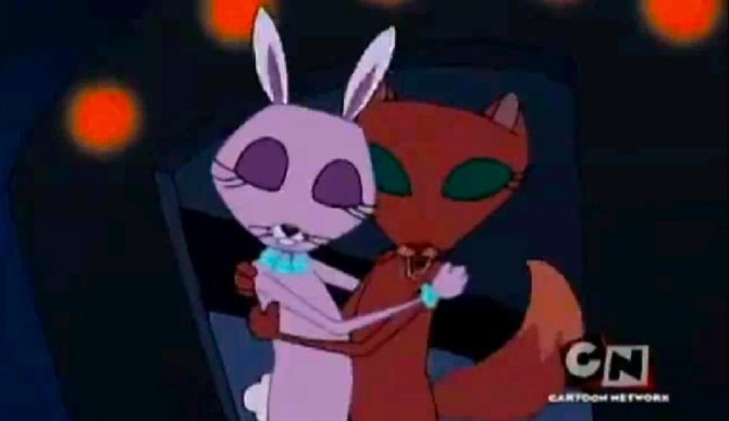 Kitty e Bunny no episódio “The Mask” de Coragem, O Cão Covarde