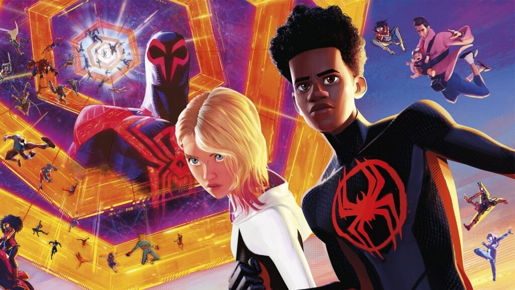 Pôster de Homem-Aranha: Através do Aranhaverso.