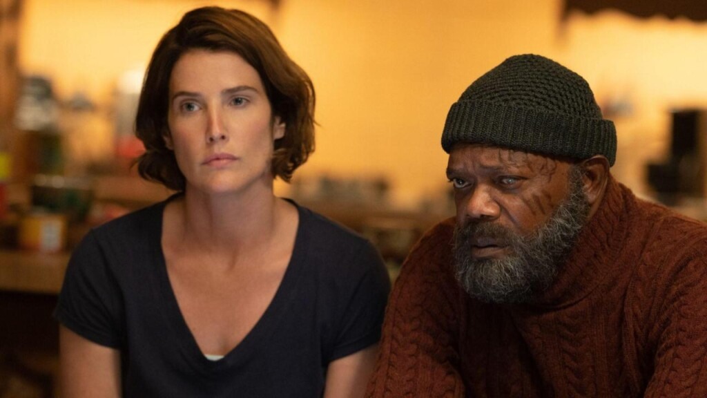 Maria Hill e Nick Fury em Invasão Secreta