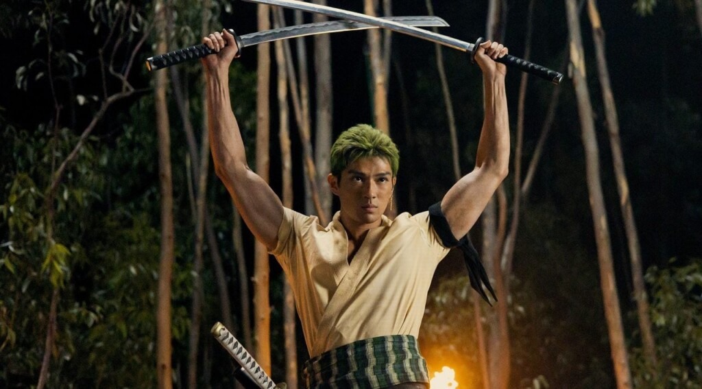 Mackenyu como Zoro em One Piece