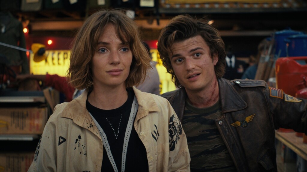 Robin e Steve em Stranger Things