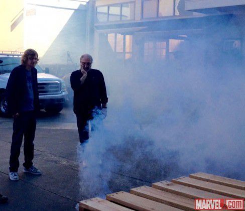 Set da terceira temporada de Agents of SHIELD