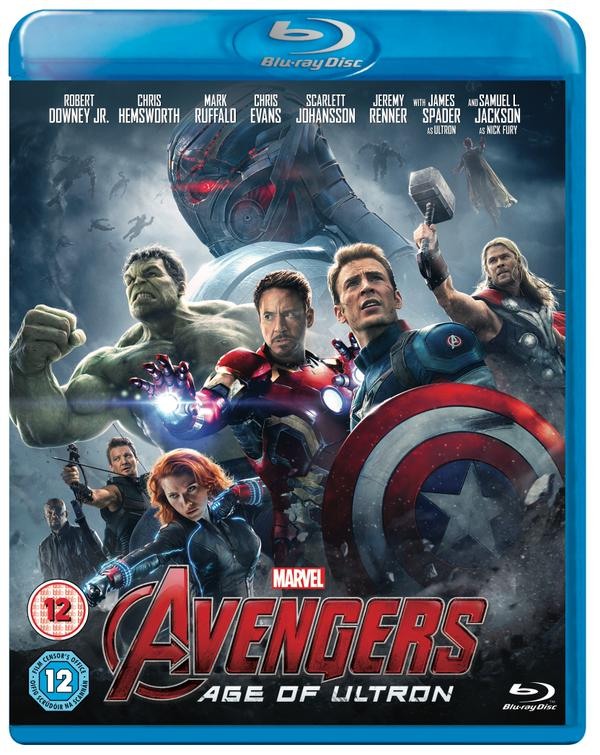 Os Vingadores 2 blu-ray capa
