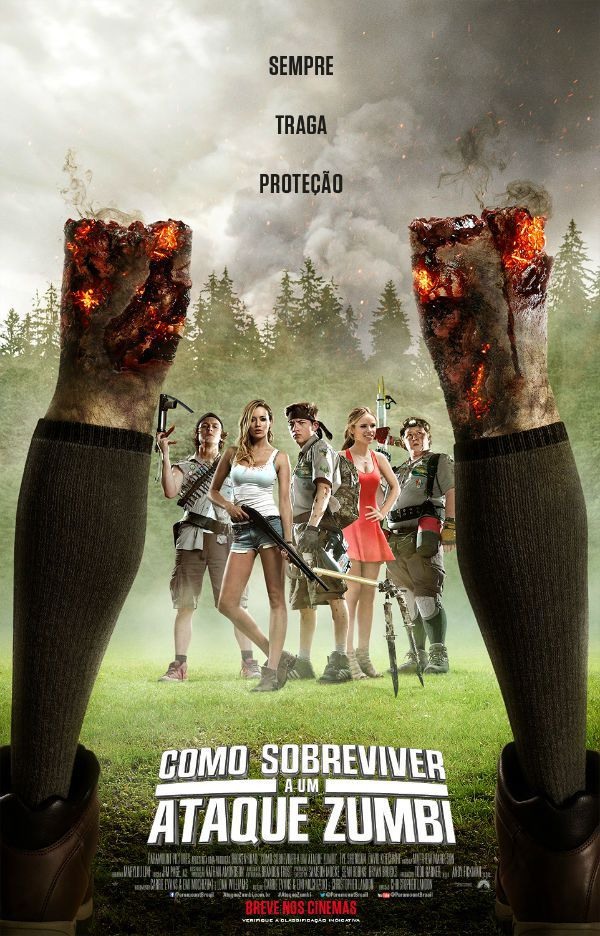 Como Sobreviver a Um Ataque Zumbi poster br