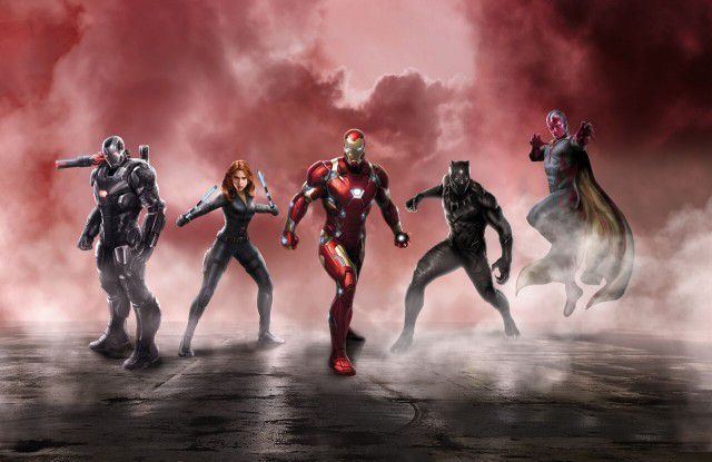 capitao america 3 time homem de ferro