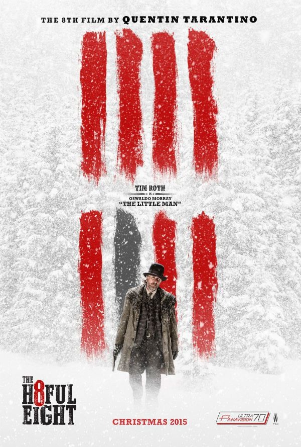 os 8 odiados poster pequeno homem