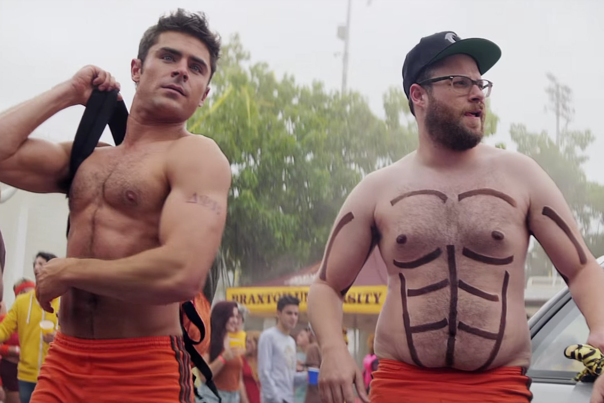 Zac Efron e Seth Rogen em Vizinhos 2