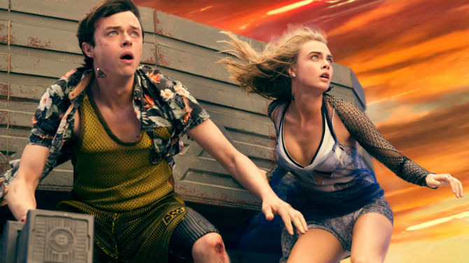 Dane DeHaan e Cara Delevingne em Valerian