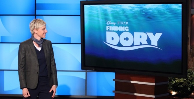 Ellen DeGeneres, apresentadora líder de audiência e atriz líder de bilheteria 