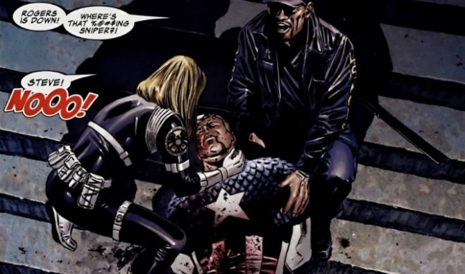 capitao america morte