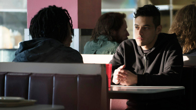 Cena da segunda temporada de Mr. Robot