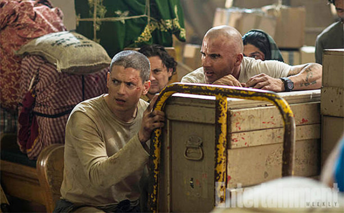 Wentworth Miller e Dominic Purcell em Prison Break