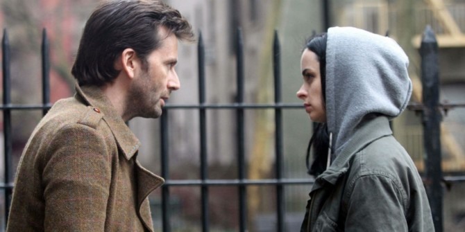  David Tennant e Krysten Ritten em Jessica Jones