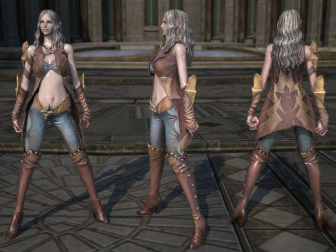 Traje feminino em RPG