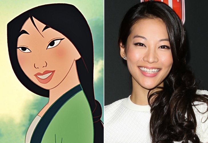 Mulan e a candidata ao papel, Arden Cho