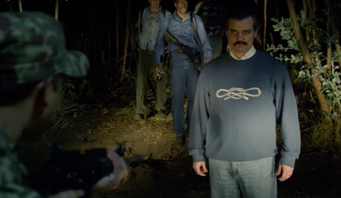 Wagner Moura como Pablo Escobar
