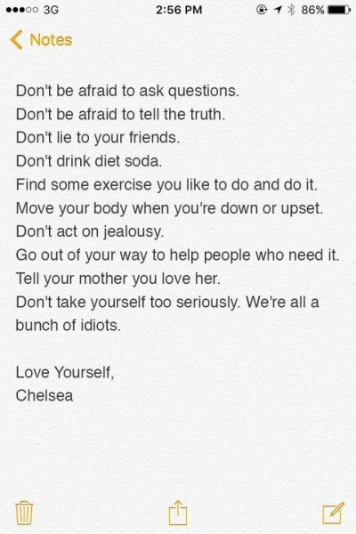 Bilhete de Chelsea Handler