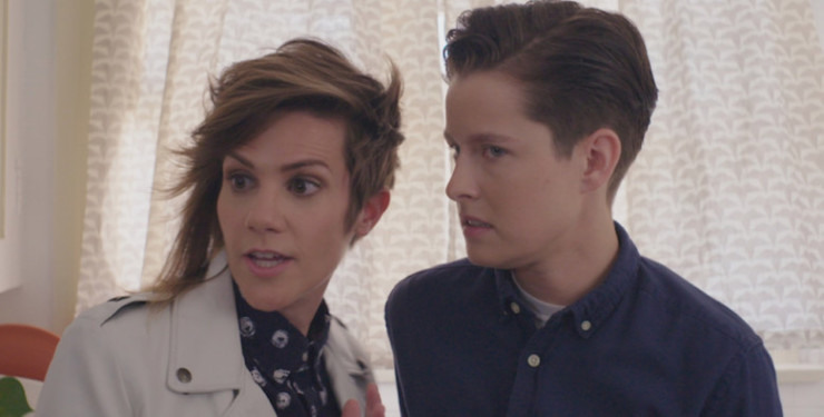 Cameron Esposito e Rhea Butler em Take My Wife