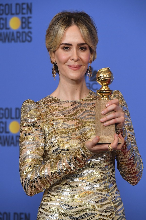 Sarah Paulson no Globo de Ouro