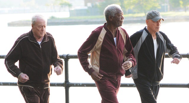 Stars On The Set Of 'Going In Style' In NYC