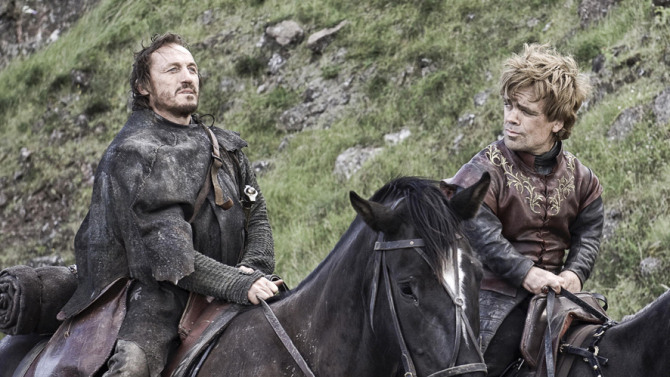 Tyrion e Bronn em Game of Thrones
