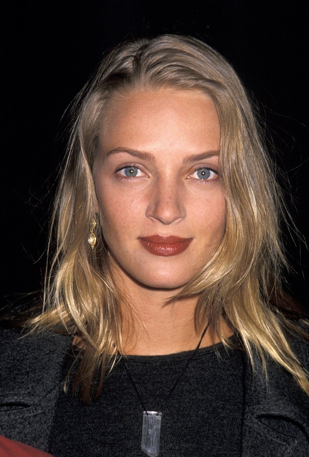 Uma Thurman aos 19 anos