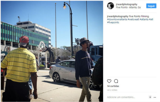 Foto do set de Homem-Formiga e a Vespa