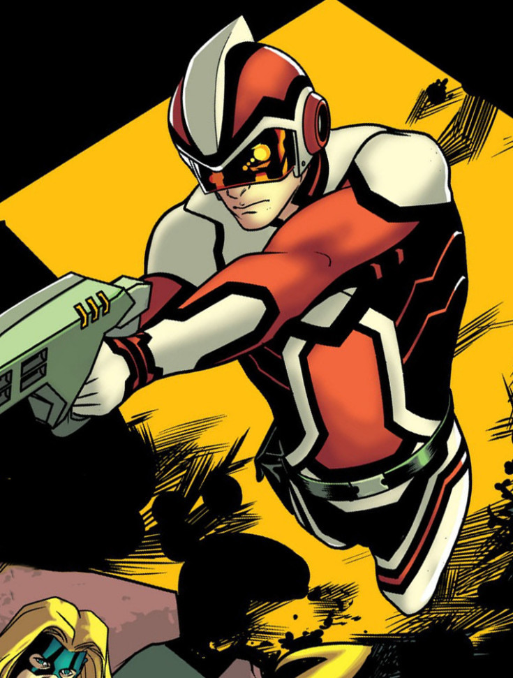 Adam Strange nas HQs.