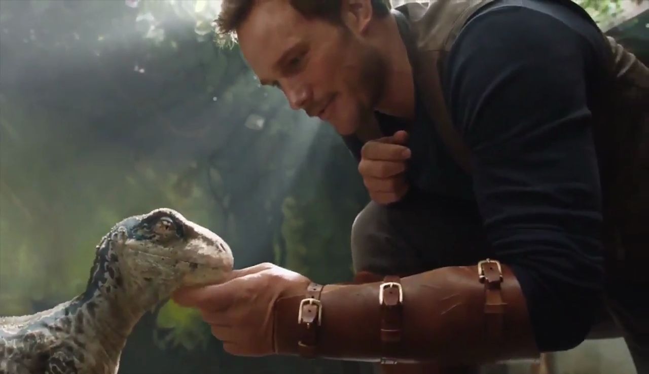 Chris Pratt em Jurassic World: Reino Ameaçado