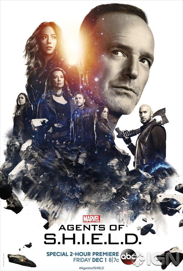 Pôster promocional da 5ª temporada de Agents of SHIELD.