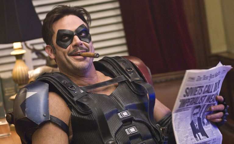 Comediante, no filme Watchmen de Zack Snyder