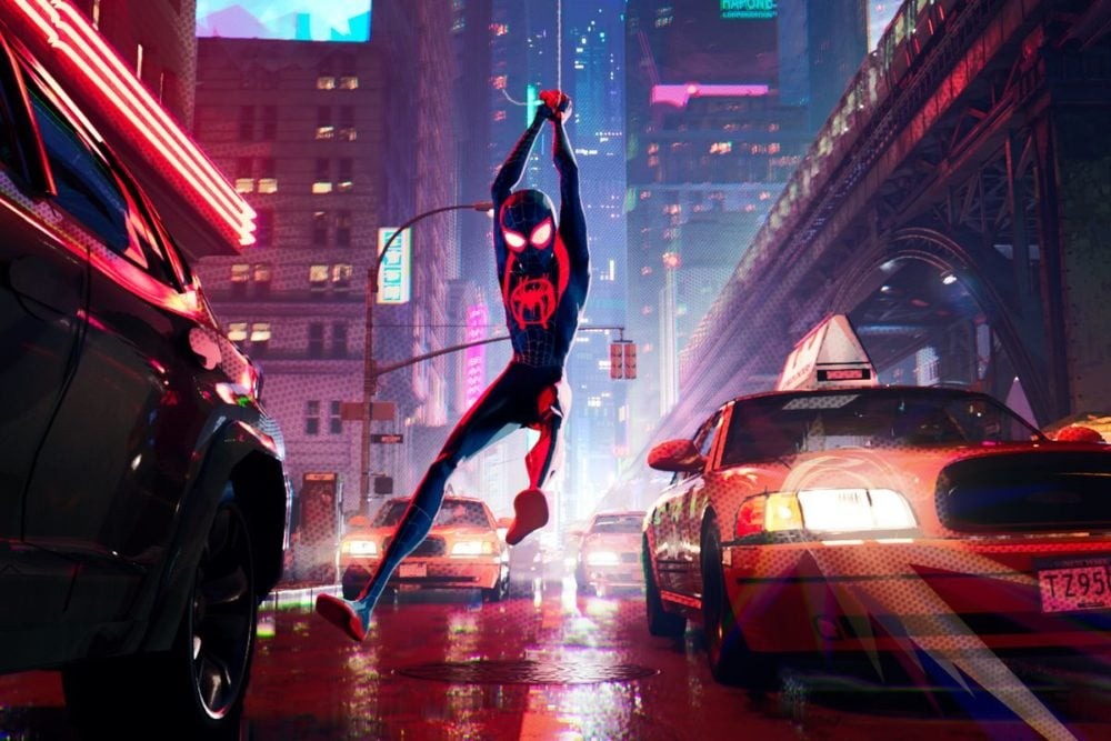 Miles Morales em Homem-Aranha: No Aranhaverso