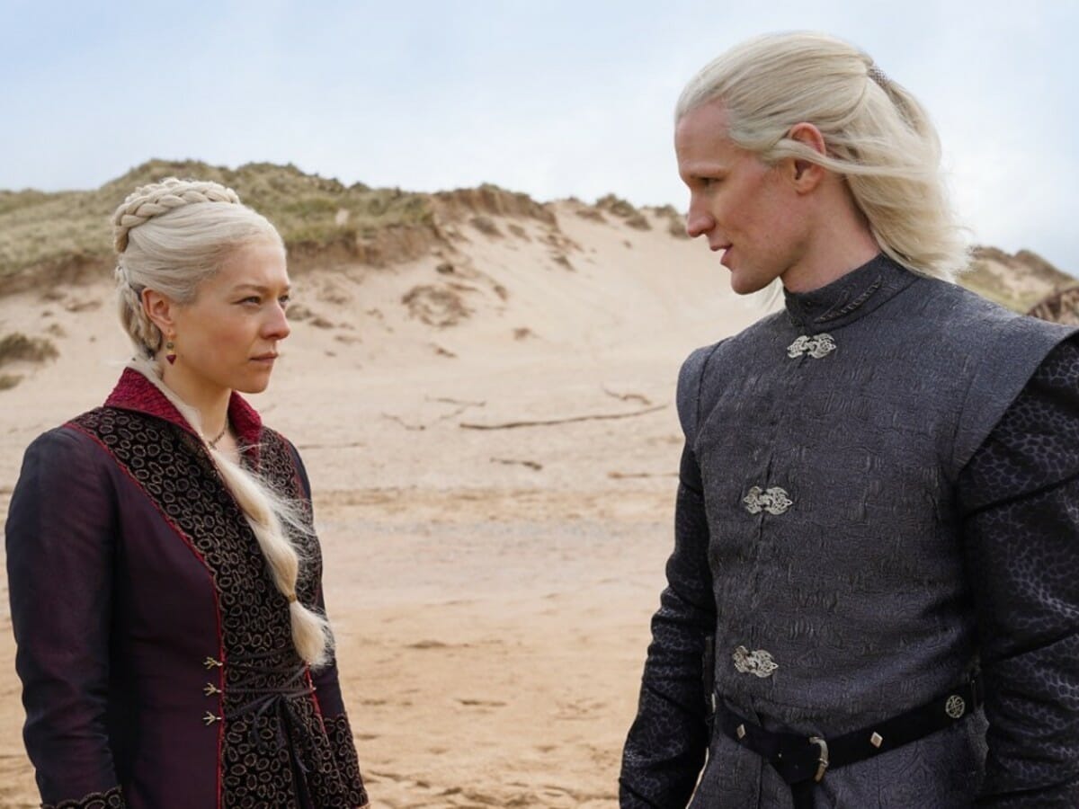 Emma D'Arcy e Matt Smith em House of the Dragon
