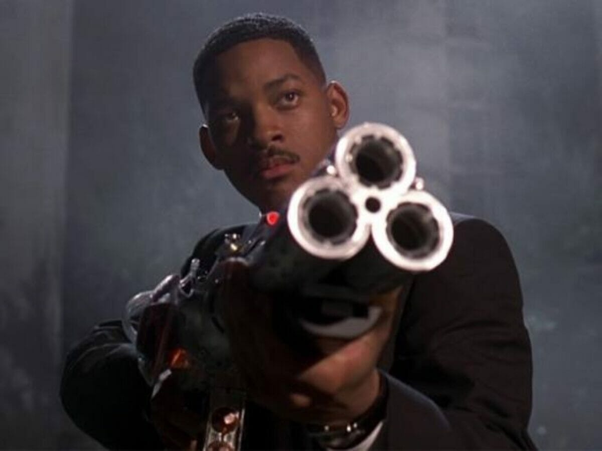 Will Smith como o Agente J em Homens de Preto