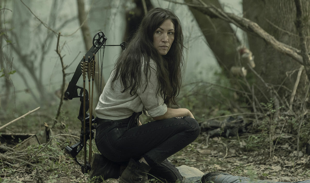 Eleanor Matsuura como Yumiko em The Walking Dead (Divulgação/AMC) 