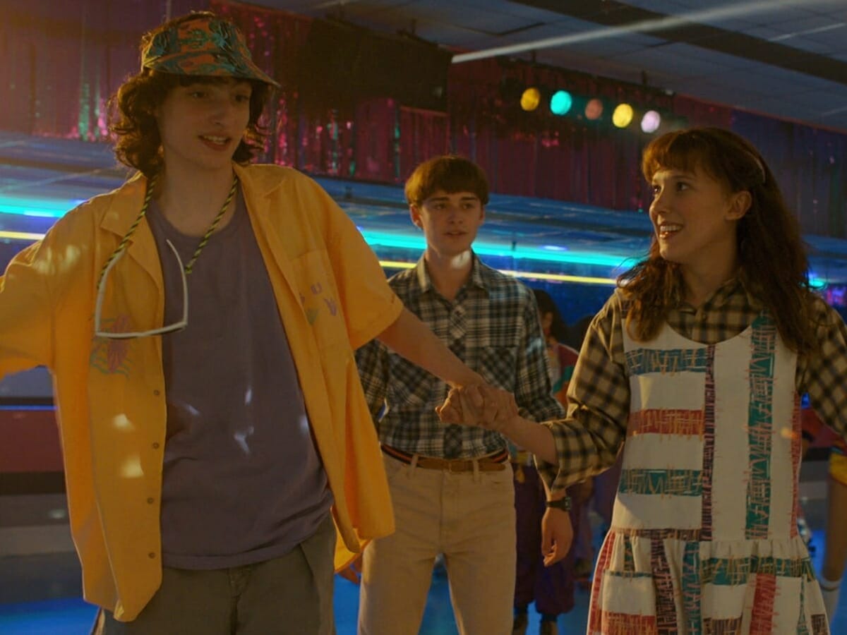 Mike, Eleven e Will na 4ª temporada de Stranger Things