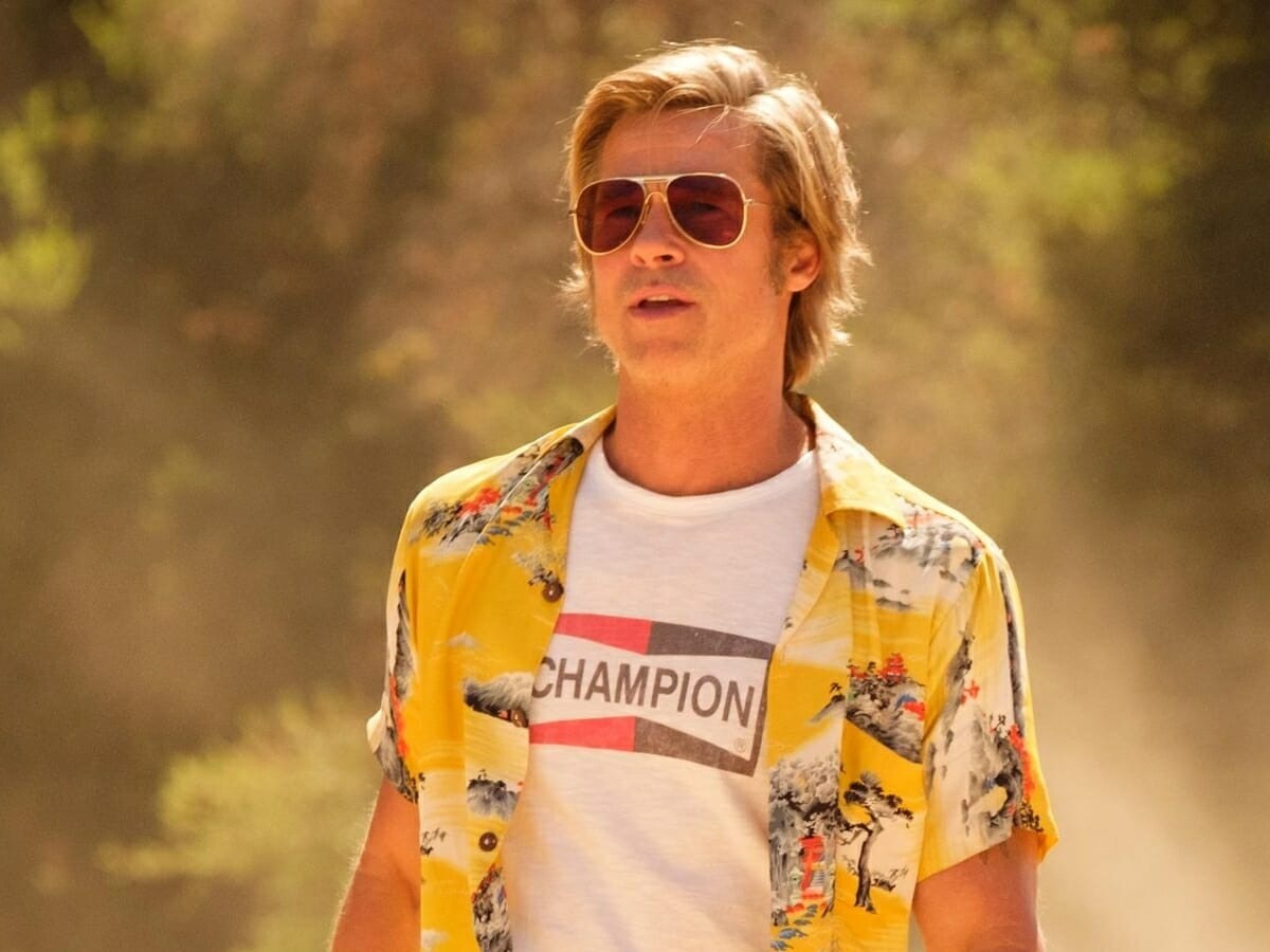 Brad Pitt no filme Era Uma Vez em... Hollywood