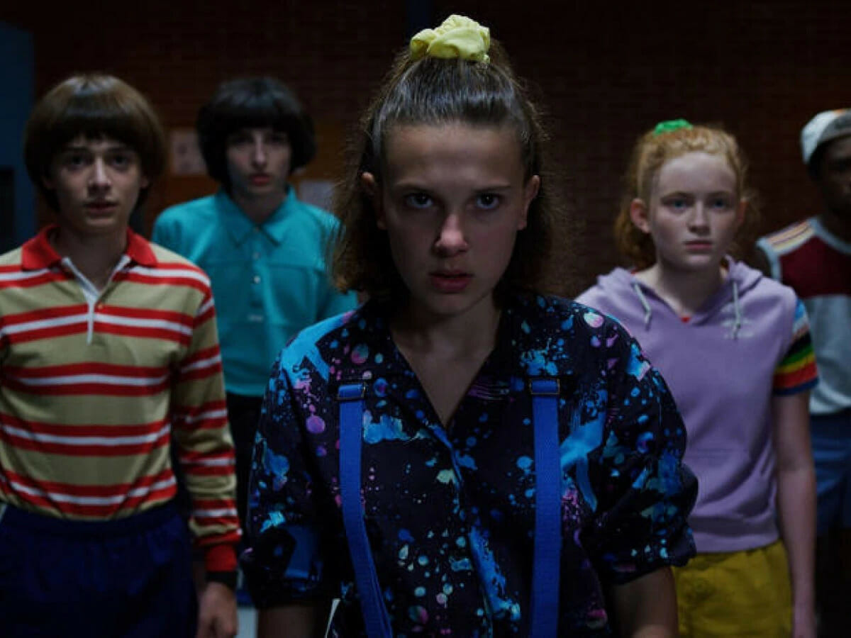 Millie Bobby Brown como Eleven em Stranger Things