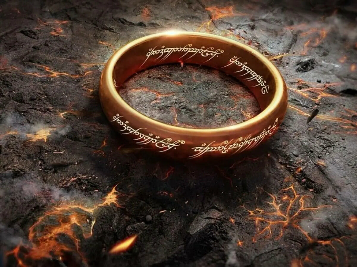 Pôster de divulgação da série O Senhor dos Anéis: Os Anéis do Poder.