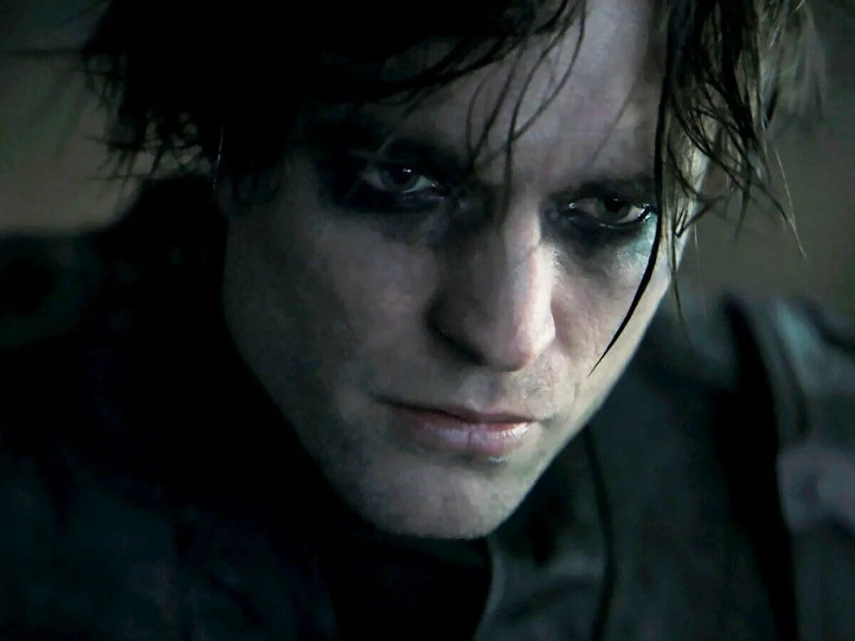 Robert Pattinson como Bruce Wayne em Batman.