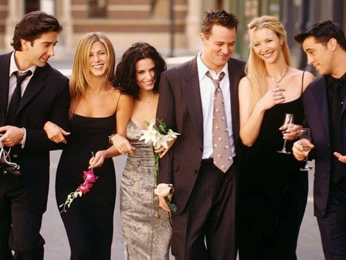 O elenco de Friends
