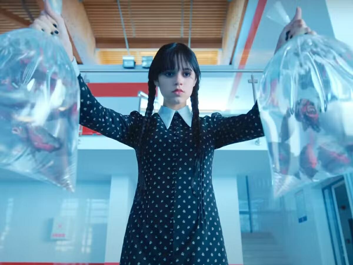 Jenna Ortega como Wandinha Addams