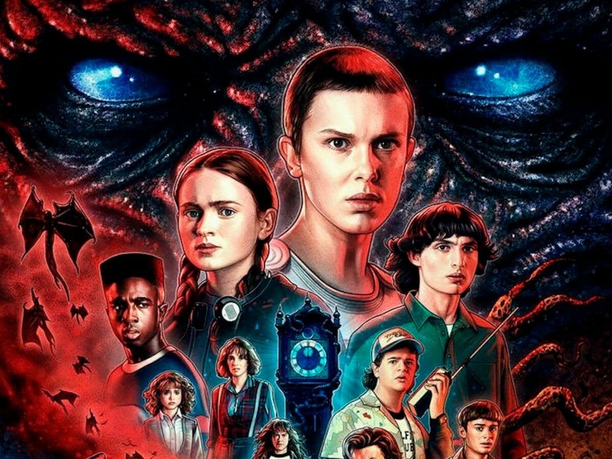 Pôster da 4ª temporada de Stranger Things.