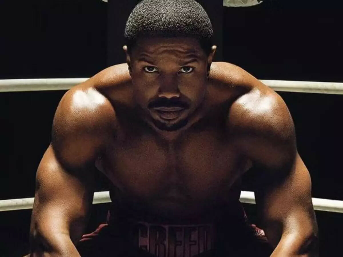 Michael B. Jordan em pôster de Creed 3