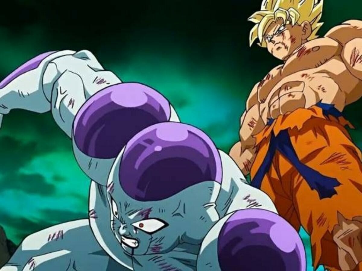 Freeza e Goku em Dragon Ball Z