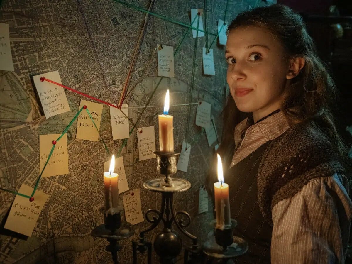 Millie Bobby Brown é a protagonista de Enola Holmes 2.