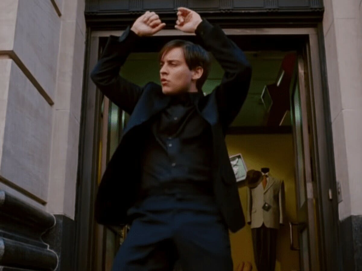 Tobey Maguire como Peter Parker em Homem-Aranha 3