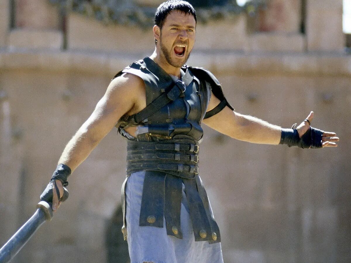Russell Crowe em Gladiador