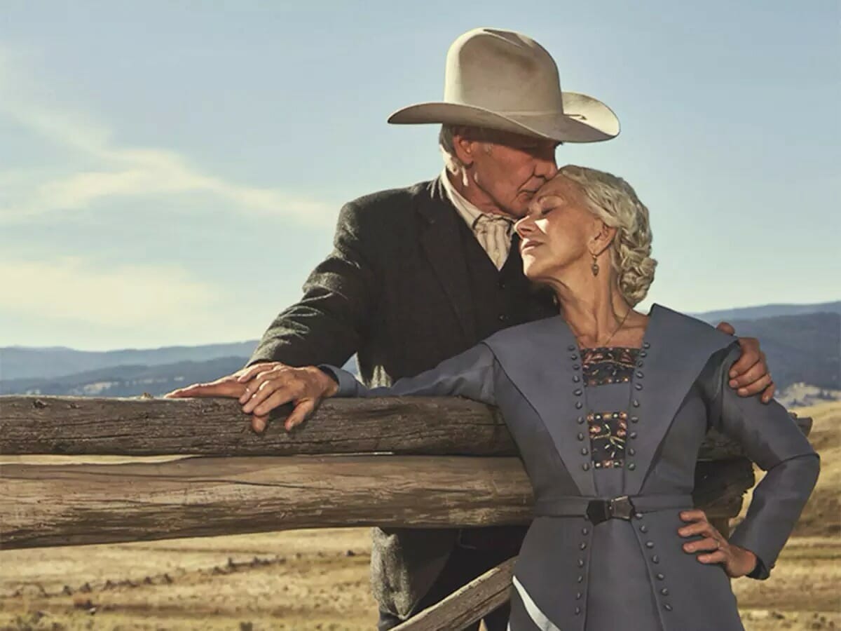 Harrison Ford e Helen Mirren em 1923