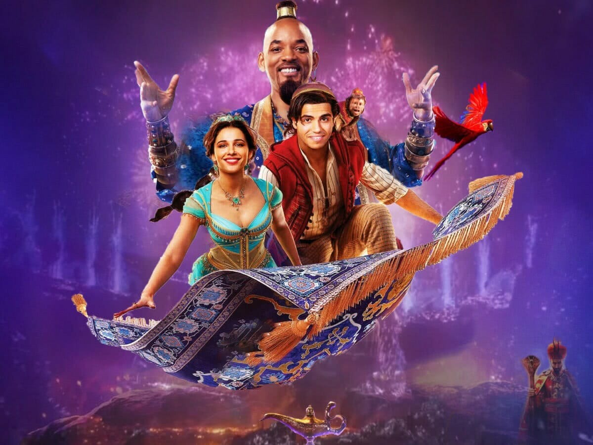 O elenco de Aladdin